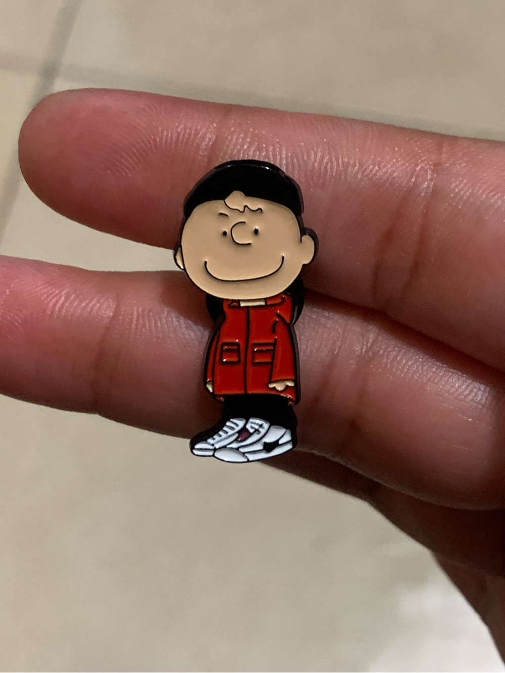 Peanuts: Charlie Brown Enamel Pin - Red Jacket, White Shoes